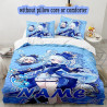 Personalisierbares  3D-Namens Genshin Impact Anime-Charakter Bettwäsche-Set 140 x 210 cm