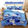 Personalisierbares  3D-Namens Genshin Impact Anime-Charakter Bettwäsche-Set 229 x 229 cm